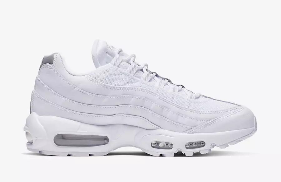 Nike Air Max 95 White Reflect Silver AT9865-100 išleidimo data