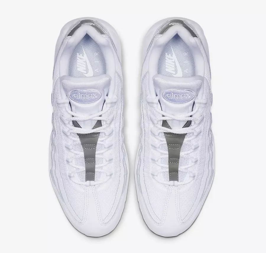 Nike Air Max 95 White Reflect Silver AT9865-100 Data ta 'Ħruġ