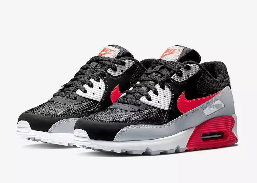 Nike Air Max 90 Sort Infrarød AJ1285-012 Udgivelsesdato