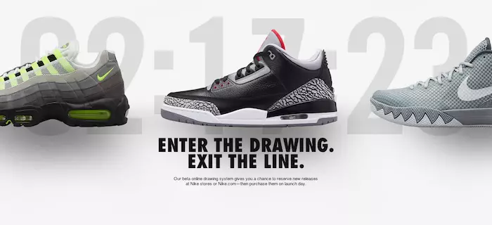 Nike Online Sneaker Raffle System