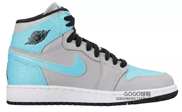 Air Jordan 1 GS Light Aqua Blau Grau 2015