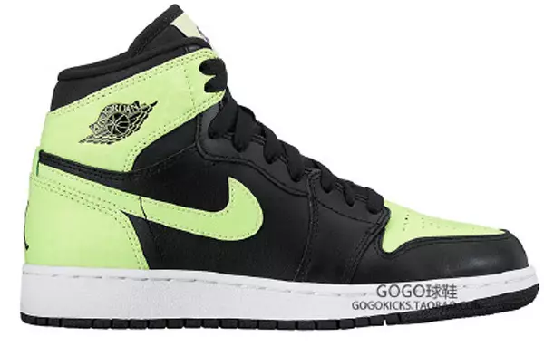 Air Jordan 1 GS Nero Volt 2015