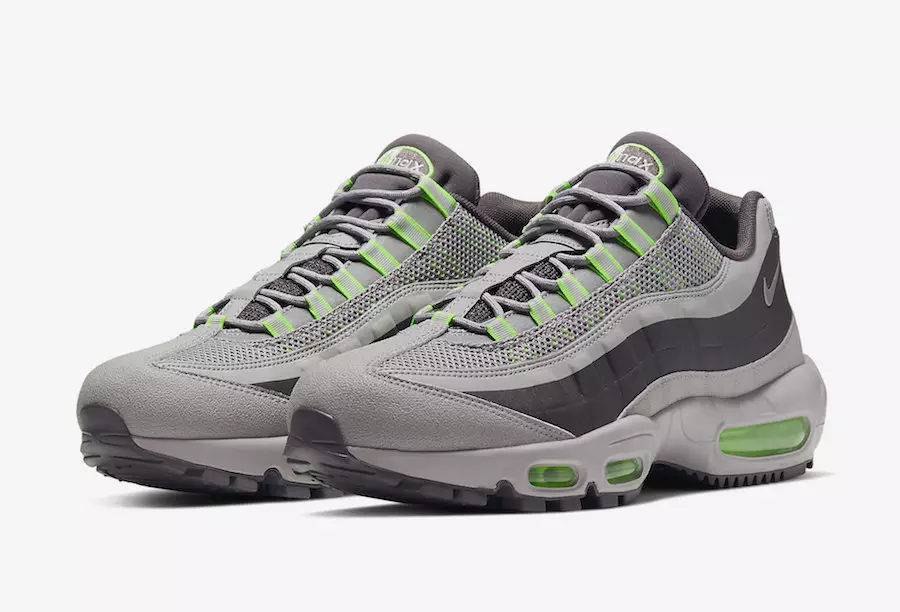 Nike Air Max 95 Utility Verfügbar a Grey an Electric Green