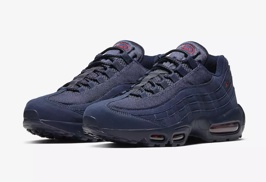 Nike Air Max 95 Navy Red CQ4024-400 Чыгарылган күнү