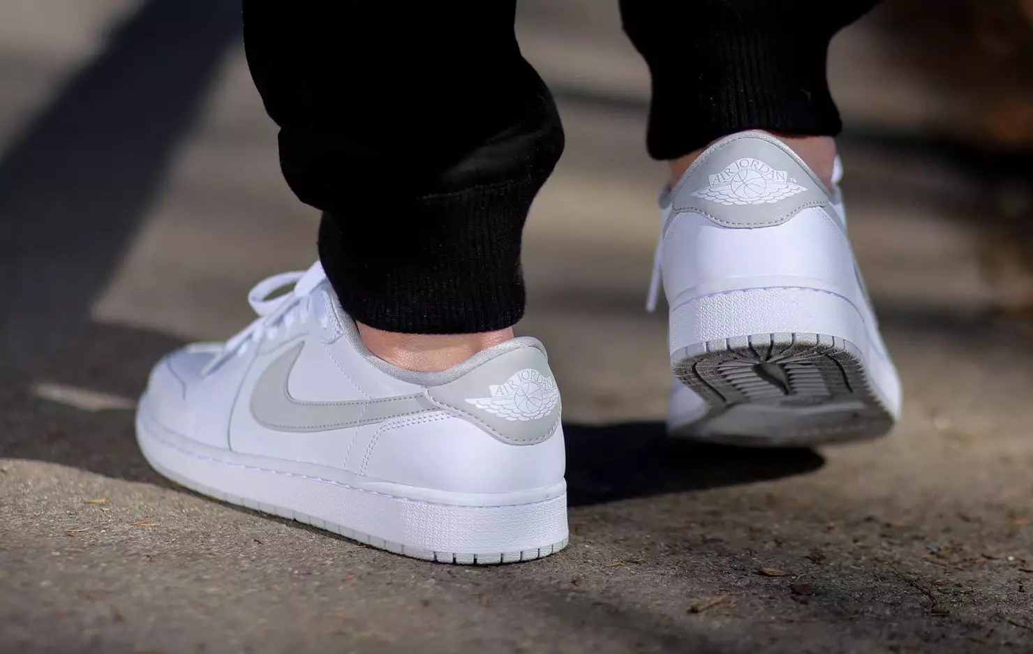 Jordan 1 Low Blanc Neutre Gris