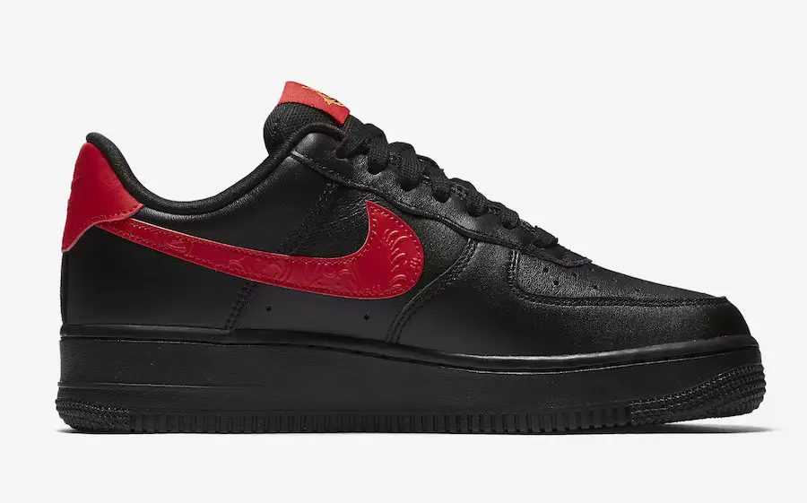 Nike Air Force 1 07 F Sort University Rød AJ1690-001