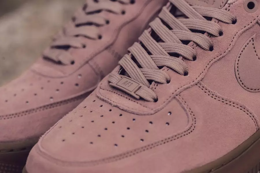 Nike Air Force 1 Süet Parçacık Pembe AA1117-600