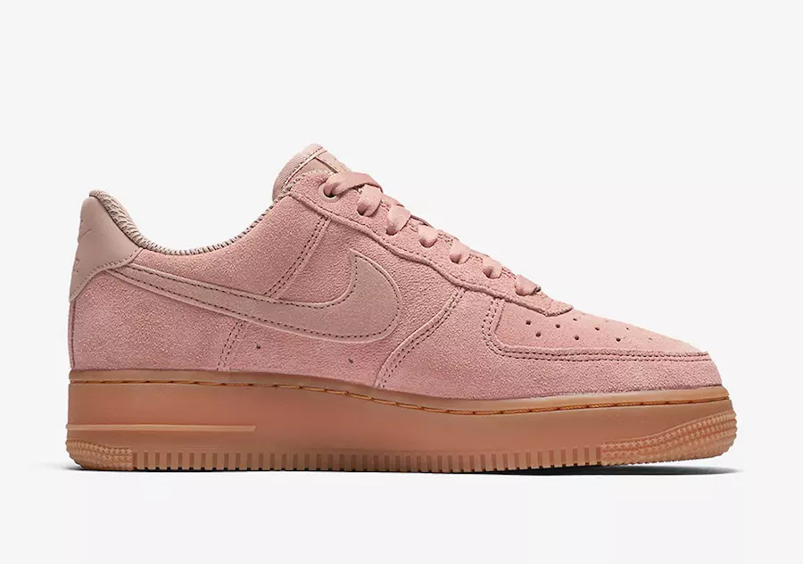 Nike Air Force 1 розова со ниски честички AA0287-600