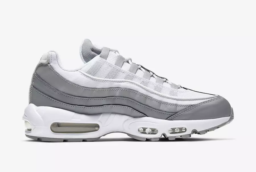 Ngày phát hành Nike Air Max 95 White Grey CT1268-001