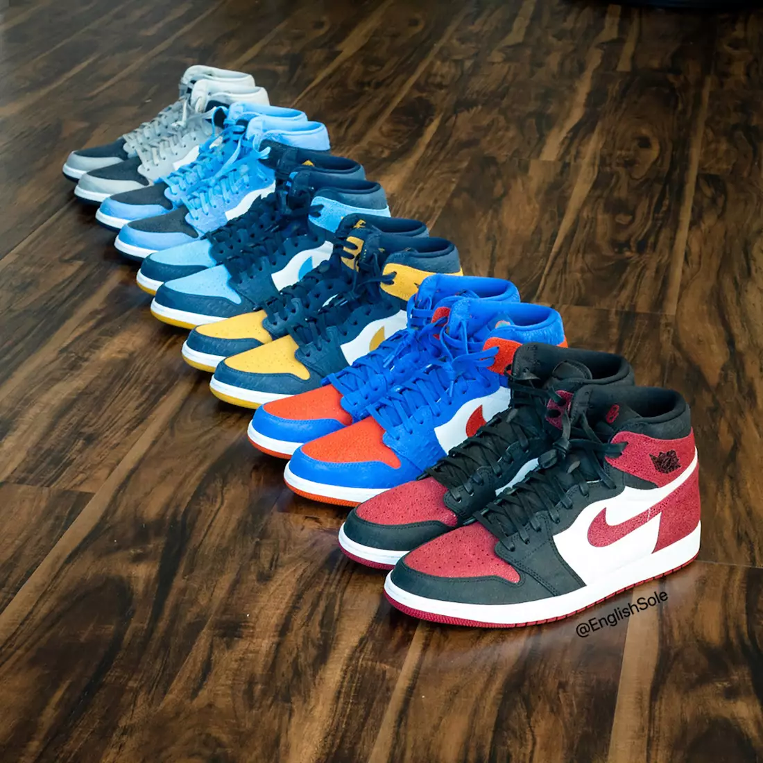 Colección Air Jordan 1 College PE 2020