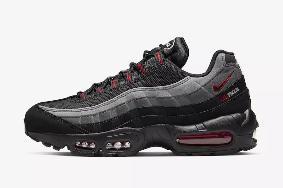 Nike Air Max 95 Black Red Grey CW7477-001 Дата выпуску