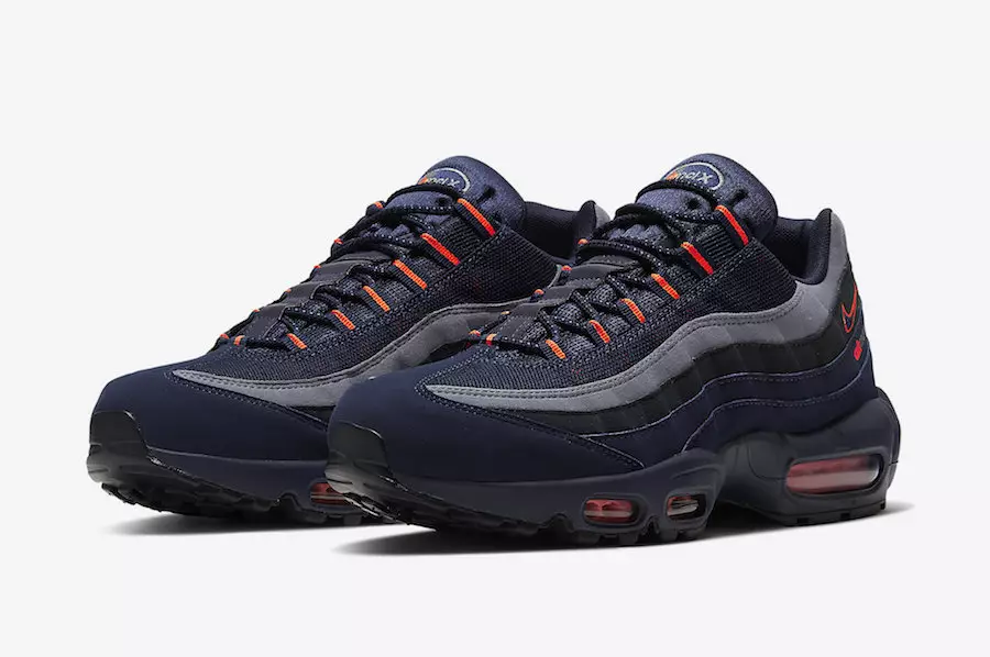 Nike Air Max 95, որը հիշեցնում է Chicago Bears գույները