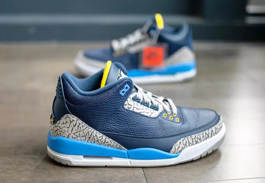 Regard détaillé sur la Air Jordan 3 de Marquette