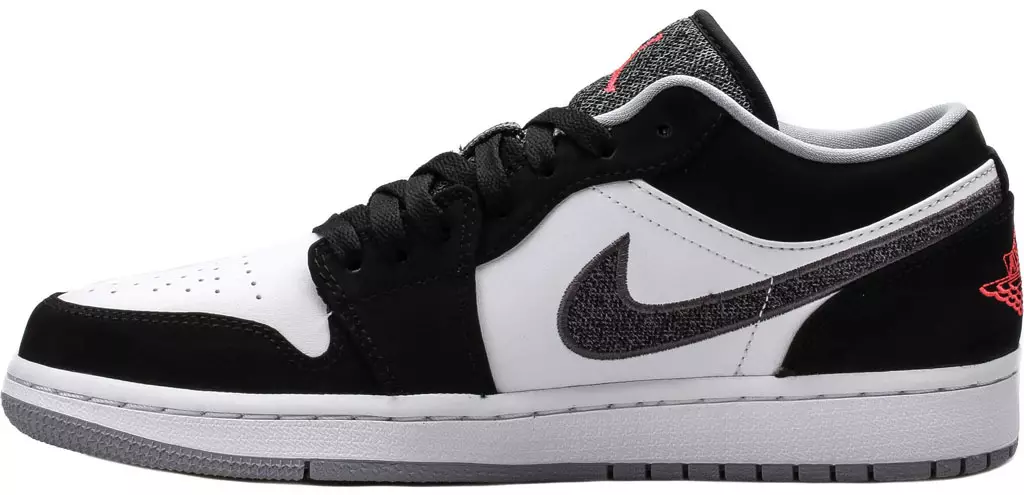 Air Jordan 1 Low Lifestyle Black White Infrared 23