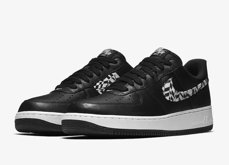 Nike Air Force 1 დაბალი შავი პრინტი AQ4131-001