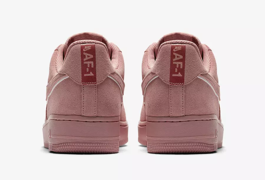 Nike Air Force 1 camurça rosa baixo AA1117-601