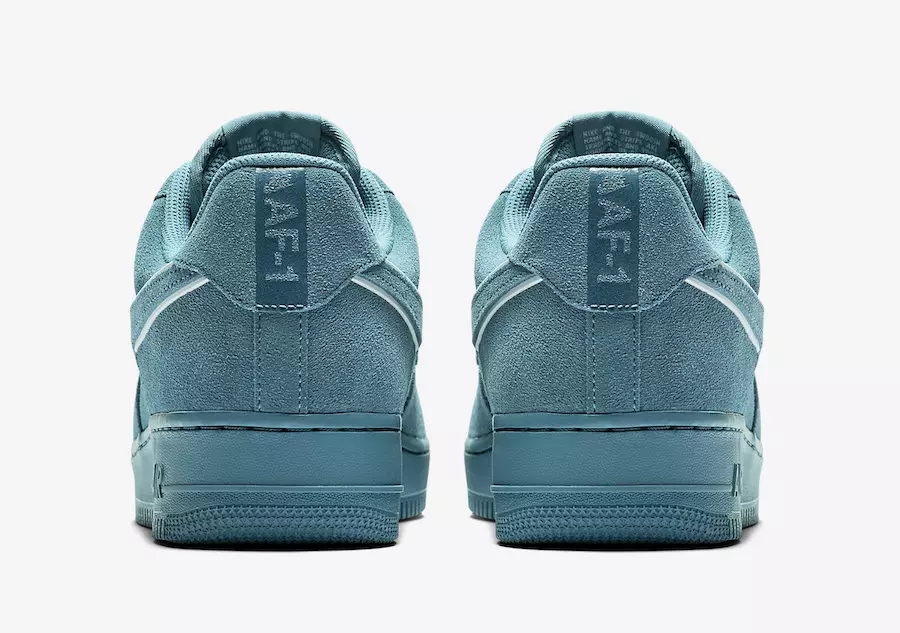 Замшевые кроссовки Nike Air Force 1 Low Teal AA1117-400