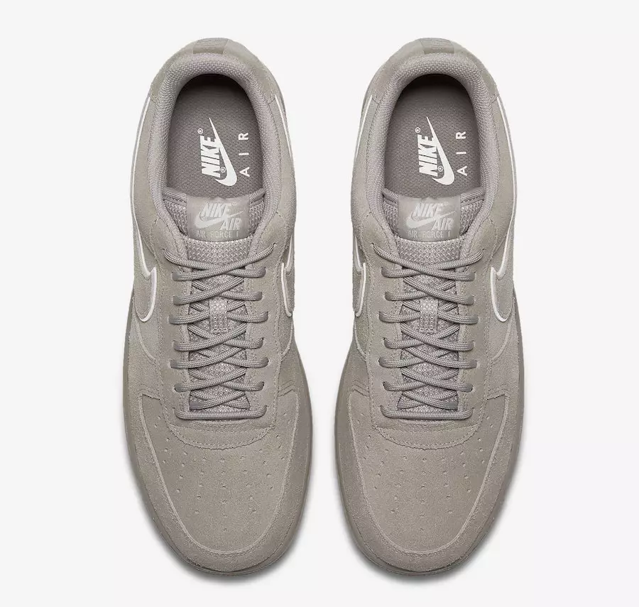 Nike Air Force 1 ցածր մոխրագույն թավշյա AA1117-201