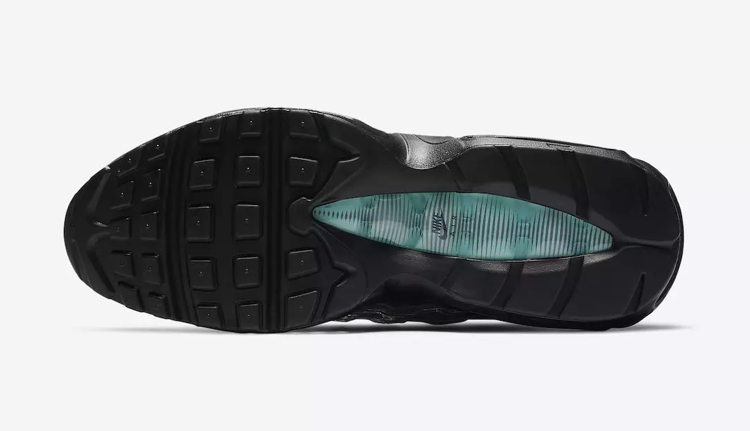 Nike Aeir Max 95 Black Aurora Glas Smoke Grey DA7735-001 Dáta Eisiúna