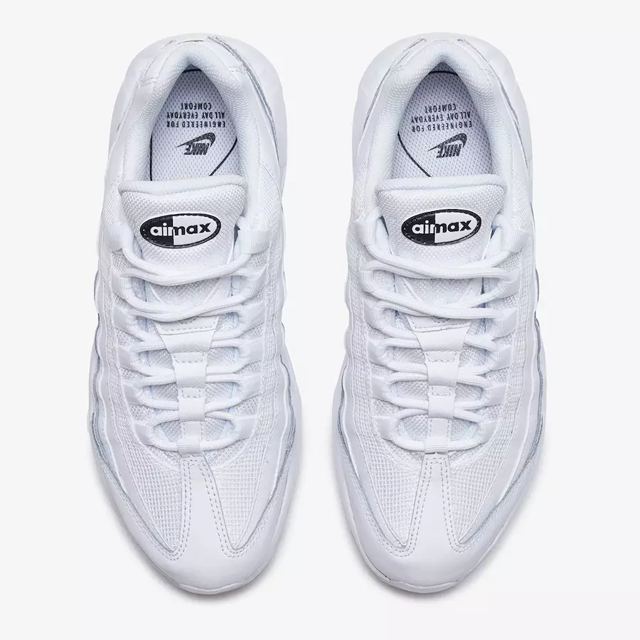 Nike Air Max 95 Branco Preto CK7070-100 Data de lançamento