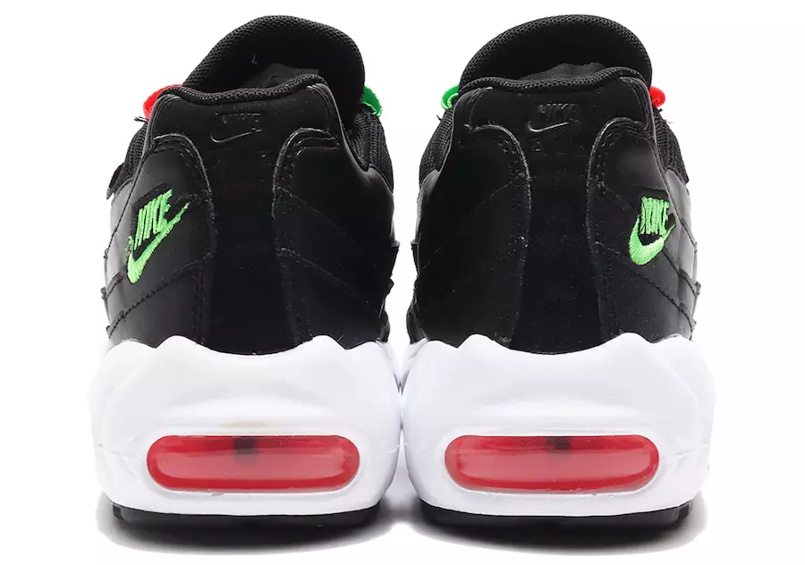 Nike Air Max 95 Worldwide Black Green Crimson CV9030-001 Julkaisupäivä