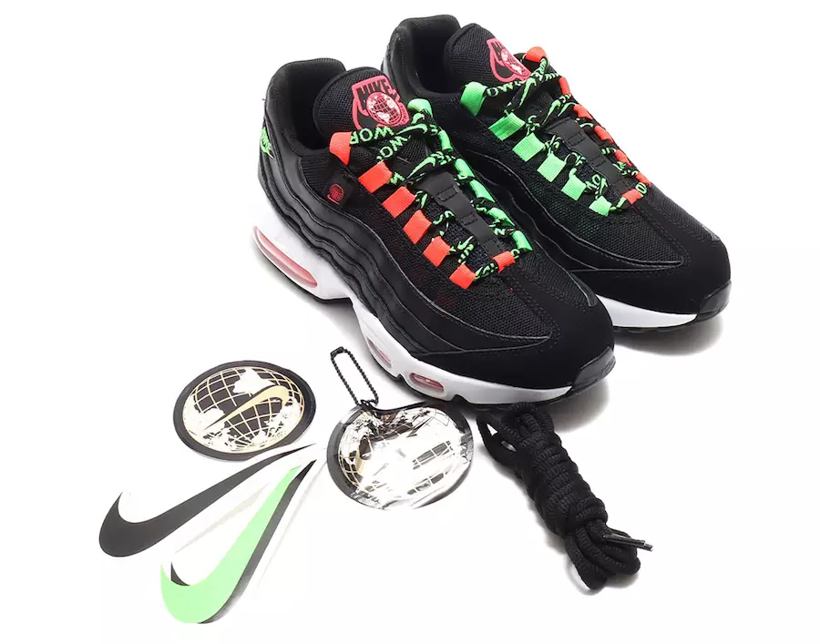 Nike Air Max 95 Worldwide Black Green Crimson CV9030-001 Data lansării