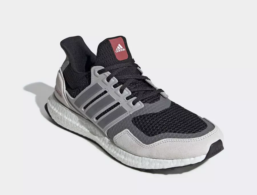 adidas Ultra Boost S&L Black Grey Shock Red EF0720 ဖြန့်ချိသည့်ရက်စွဲ