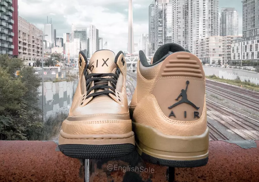 Drake Altın OVO Air Jordan 3