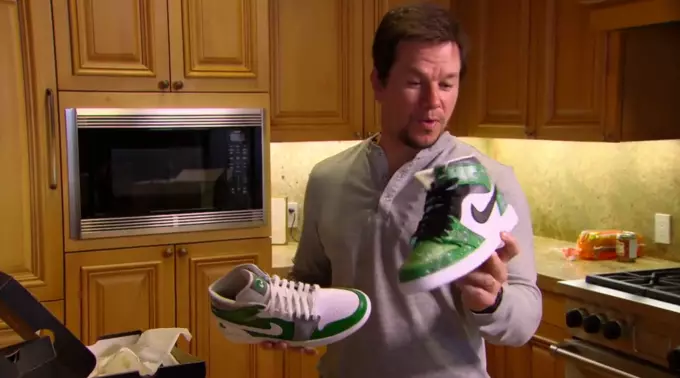 Mark Wahlberg Air Jordan 1 Wahlburger