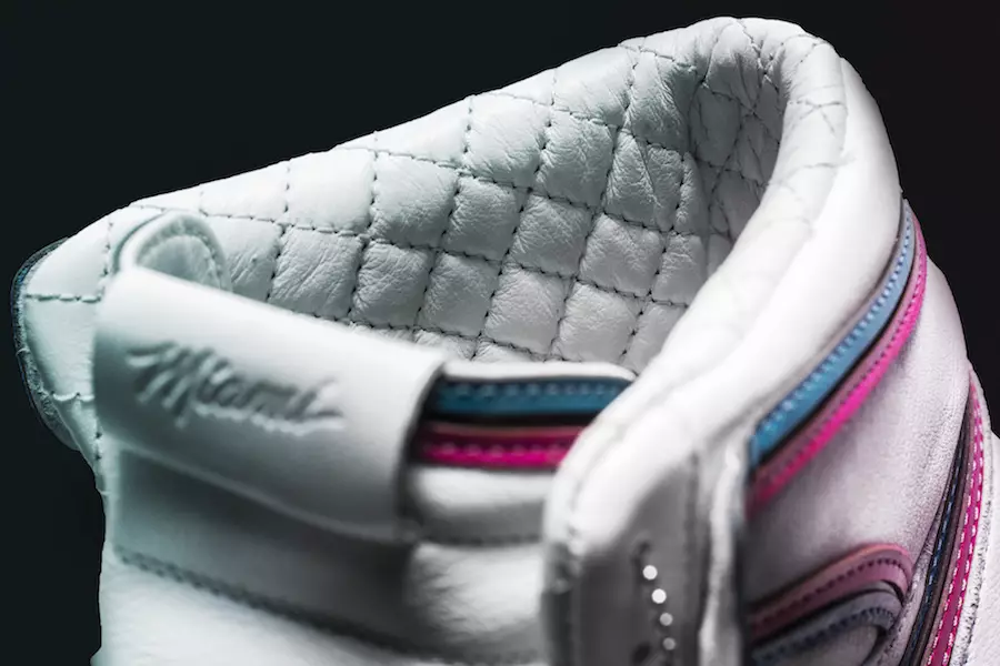 Miami Heat Shoe Surgeon Air Jordan 1 Miami Vice