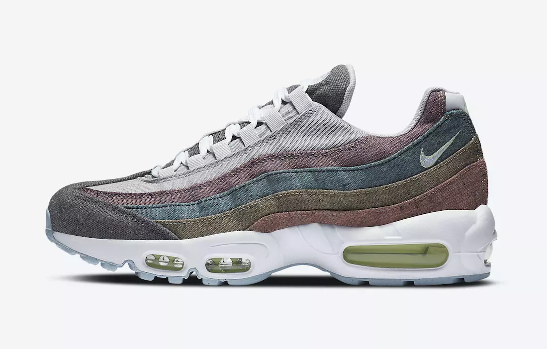 Nike Air Max 95 וואַסט גריי CK6478-001 מעלדונג טאָג