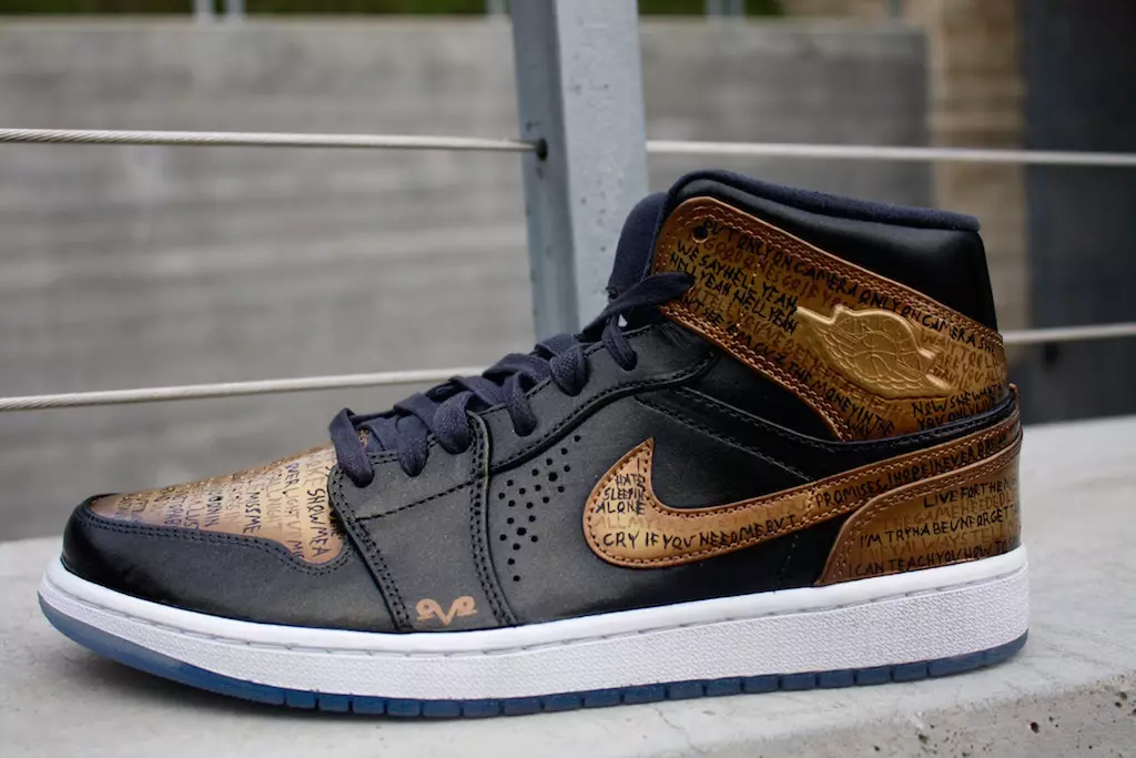 Air Jordan 1 OVO sérsniðin