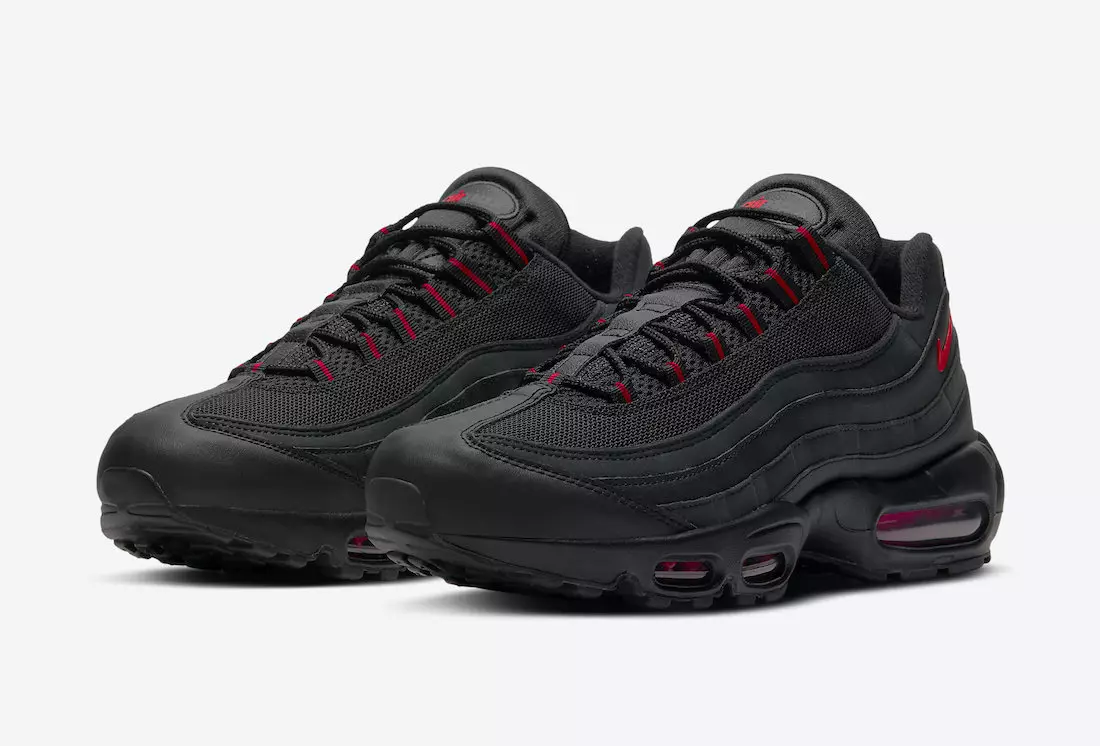 Nike Air Max 95 w klasycznej czerni i czerwieni