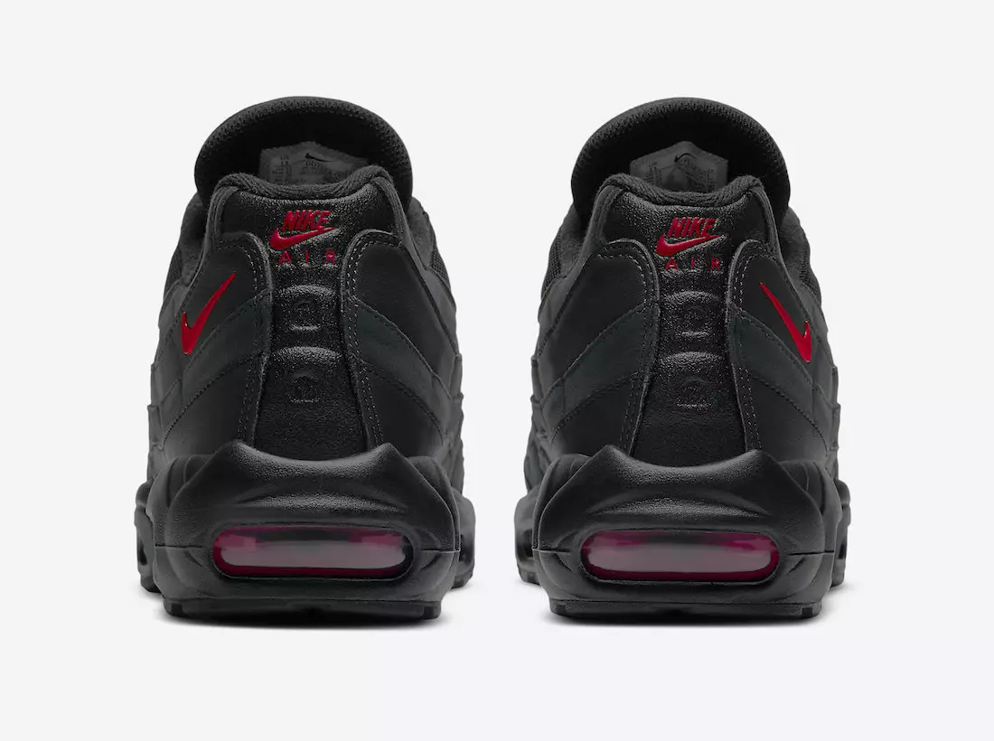 Ημερομηνία κυκλοφορίας Nike Air Max 95 Black Red DD7114-001