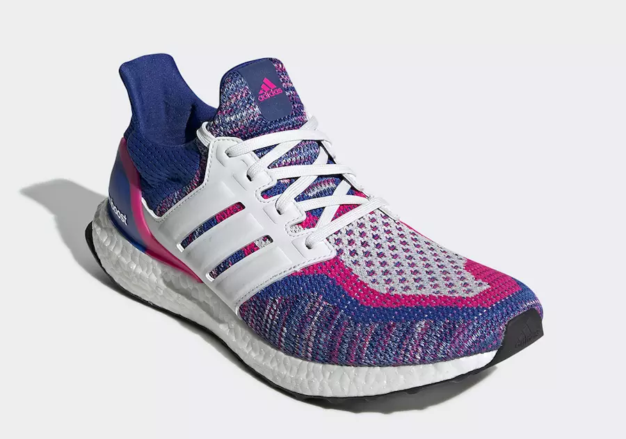 Adidas Ultra Boost Multicolor White Blue Pink EG8107 Išleidimo data