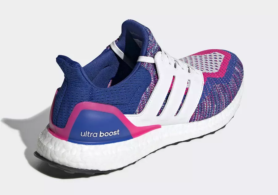 Adidas Ultra Boost mitmevärviline valge sinine roosa EG8107 väljalaskekuupäev