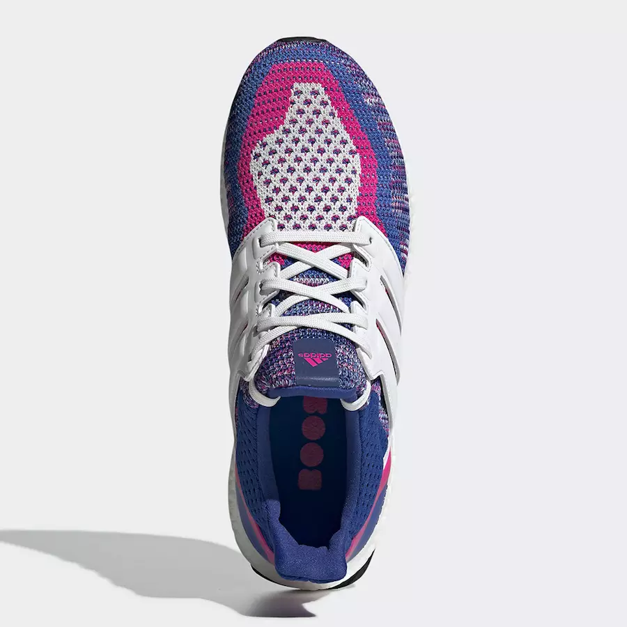 Adidas Ultra Boost Multicolor White Blue Pink EG8107 Išleidimo data