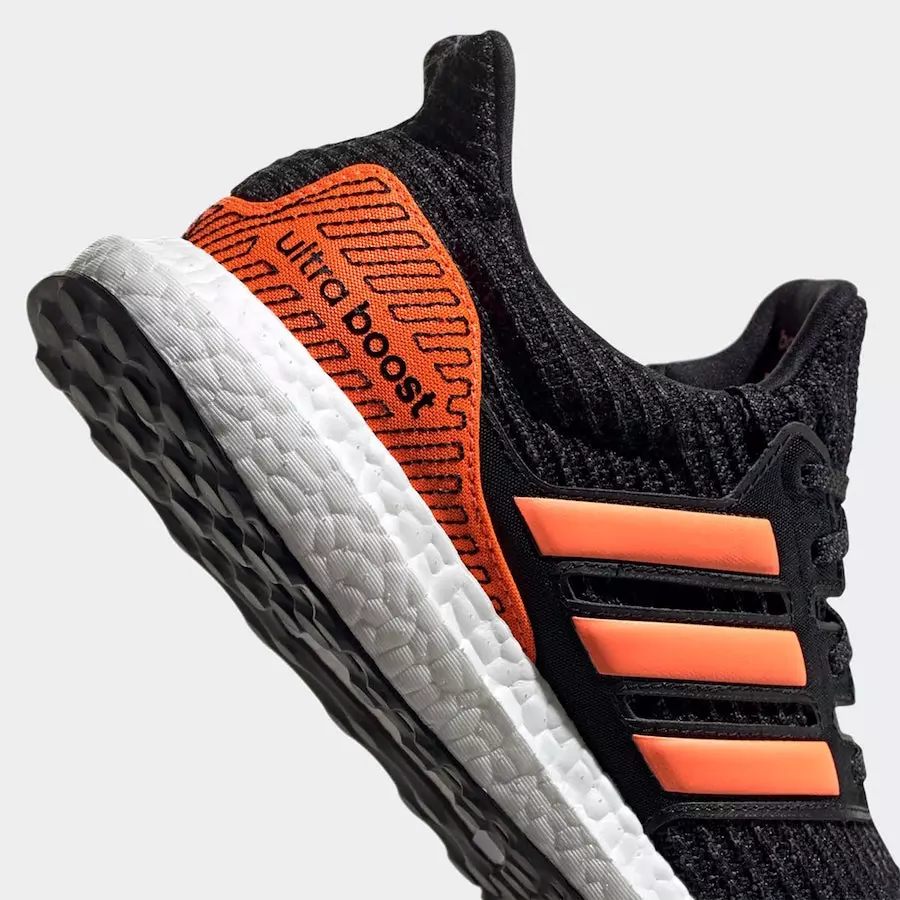 adidas Ultra Boost Negras Naranja Solar EH1423 Fecha de lanzamiento