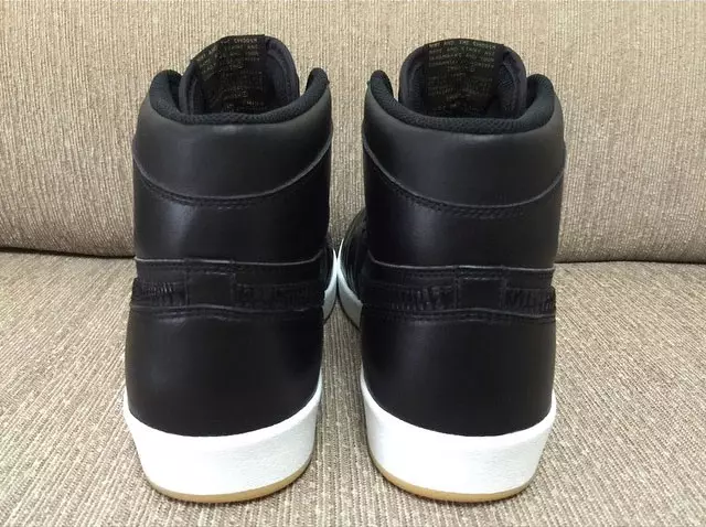 Air Jordan 1 5 Çamçakëz Hibrid i Zi