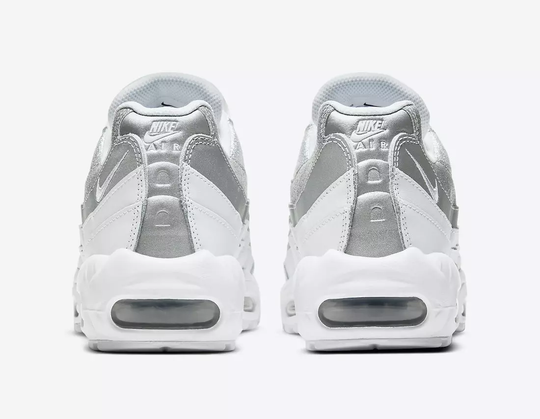 Nike Air Max 95 WMNS White Metallic Silver DH3857-100 Data de llançament