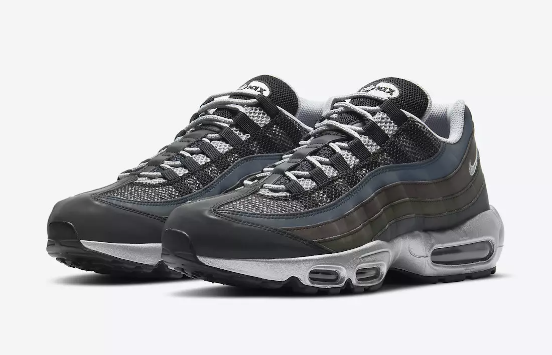 Nike Air Max 95 PRM Black Metallic Silver Game Royal DH8075-001 Chiqarilish sanasi