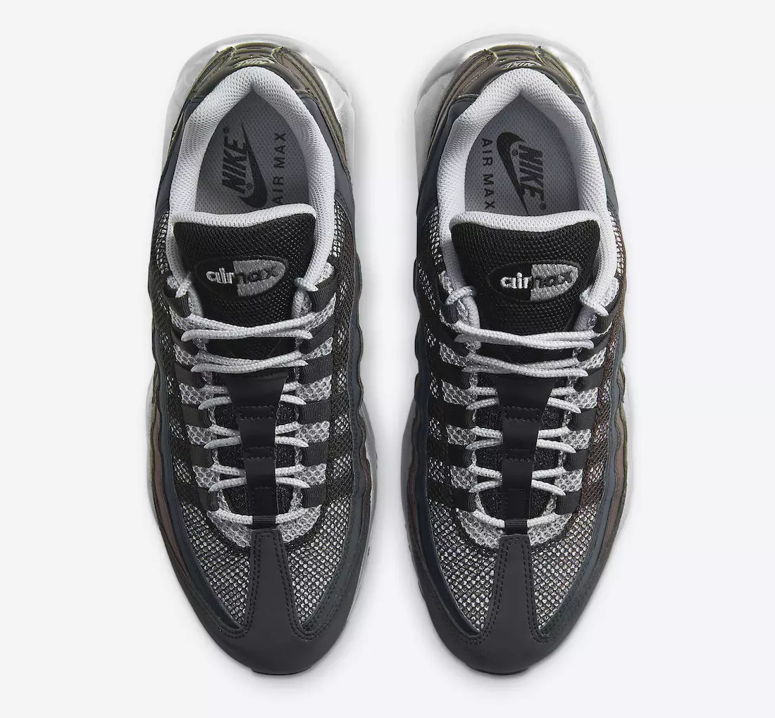 Nike Air Max 95 PRM Black Metallic Silver Game Royal DH8075-001 Udgivelsesdato