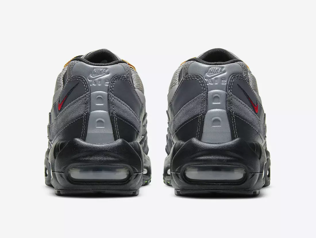 Tarehe ya Kutolewa ya Nike Air Max 95 SE Mwanga wa Mkaa DD1502-001