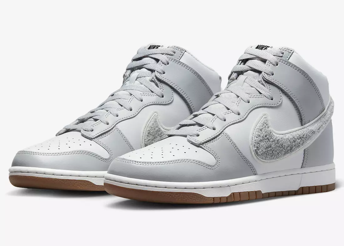 Nike Dunk High «Chenille Swoosh» прадстаўлены ў