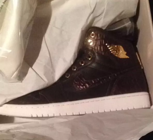 Hnědý Croc Air Jordan 1 Pinnacle