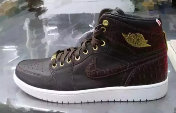 Air Jordan 1 Pinnacle Croc smeđa