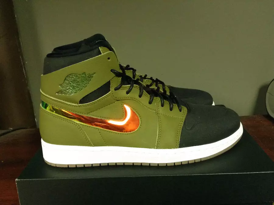 Air Jordan 1 Nouveau Milizgrün