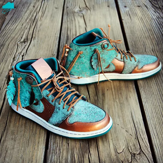 Мокасины Air Jordan 1 Patina Gourmet Kickz