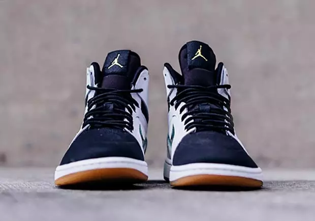 Air Jordan 1 Nouveau Bílá Černá Gum Světle hnědá