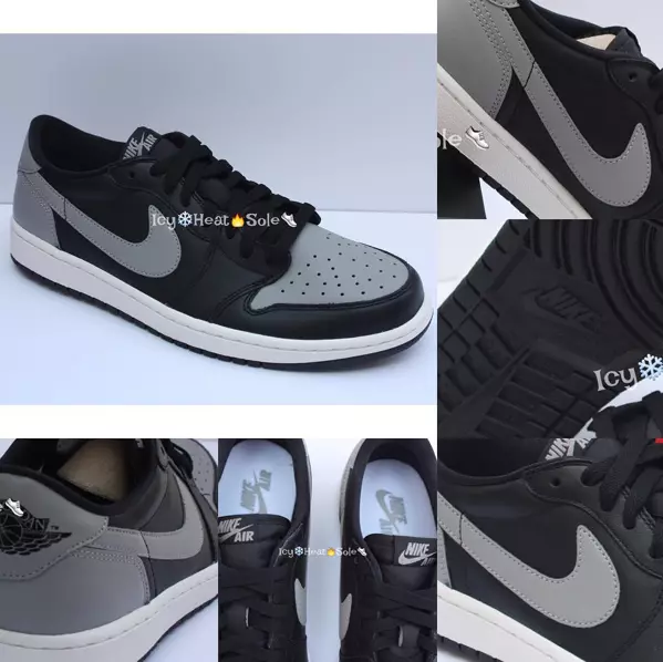 Air Jordan 1 Low OG Shadow izlaišanas datums